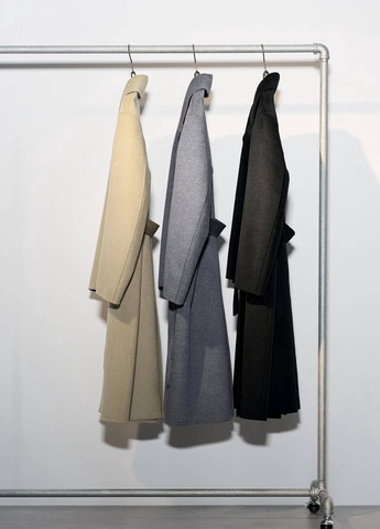 Бежеве демісезонне Пальто Uniqlo