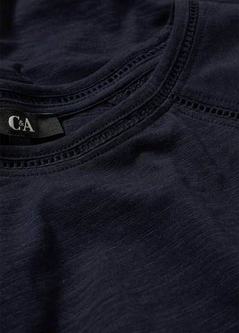 Темно-синя літня футболка C&A