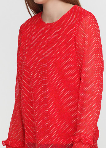 Красная демисезонная блуза Vila