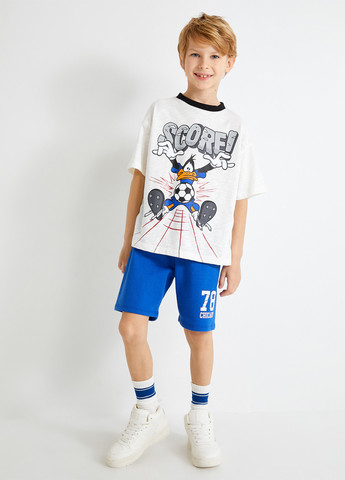 Светло-серая летняя футболка KOTON