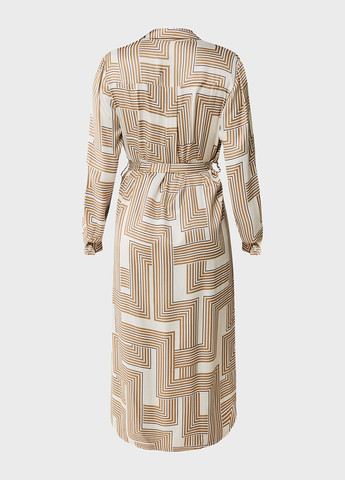 Білий кежуал сукня сукня-сорочка Mexx з геометричним візерунком