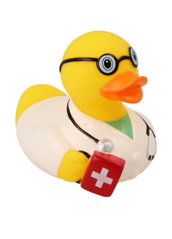 Іграшка для купання Качка Лікар, 8,5x8,5x7,5 см Funny Ducks (250618767)