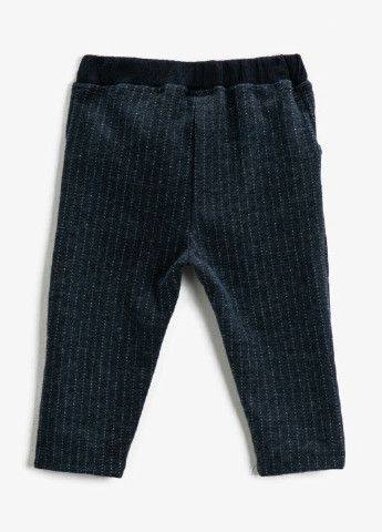 Темно-синие кэжуал демисезонные брюки зауженные KOTON