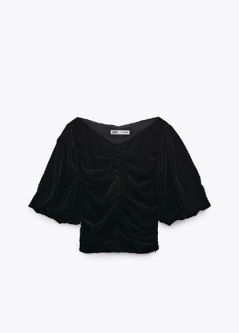 Чёрная блуза Zara