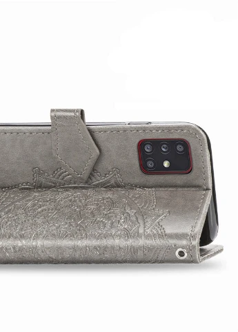 Шкіряний чохол (книжка) Art Case з візитниці для Samsung Galaxy M31s Сірий (is_00000038664_3) Epik (238478830)