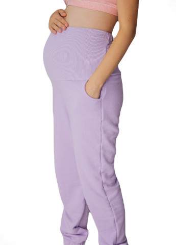 Утеплені спортивні штани-джогери для вагітних з кишеням HN (246266870)