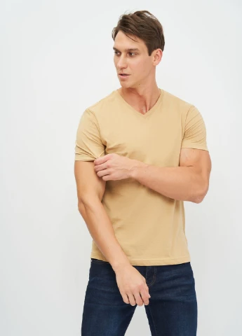 Бежева футболка H&M
