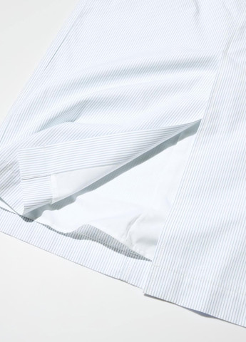 Белая кэжуал в полоску юбка Uniqlo карандаш