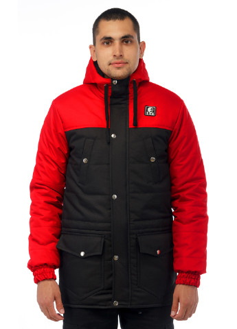 Красная зимняя куртка Ястребь