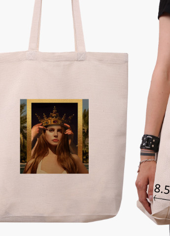 Эко сумка шоппер белая Ренессанс Лана дел Рей (Renaissance Lana Del Rey) (9227-1590-WTD) Еко сумка шоппер біла 41*39*8 см MobiPrint (215943758)