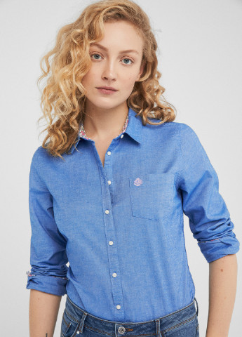 Голубой кэжуал рубашка с рисунком Springfield