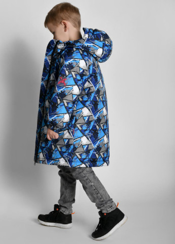 Синяя зимняя пуховая куртка для детей от 6 до 17 лет X-Woyz