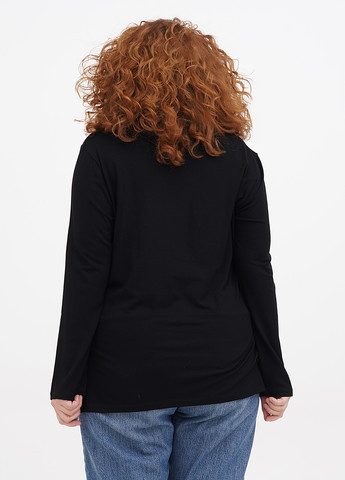 Черная демисезонная блуза Luisa Viola