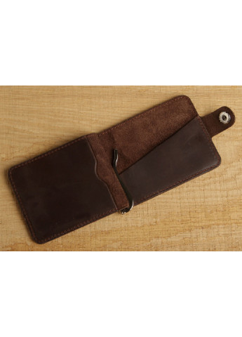 Мужской кожаный зажим для купюр 10,7х7,5х1 см Shvigel (253174515)