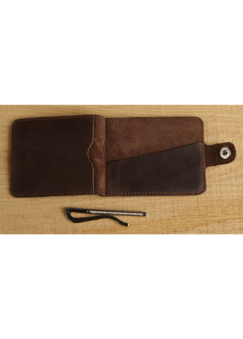 Мужской кожаный зажим для купюр 10,7х7,5х1 см Shvigel (253174515)