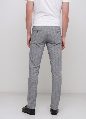 Серые кэжуал демисезонные зауженные брюки Trend Collection