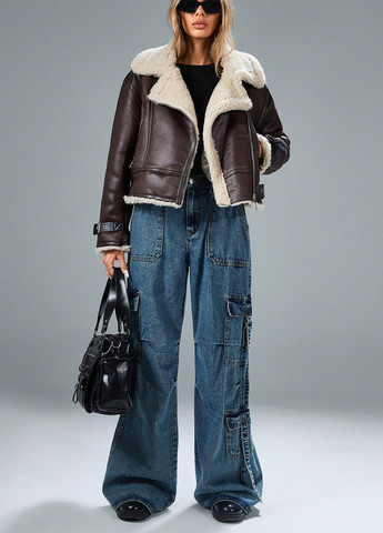 Дубленка SHEIN (342382581)