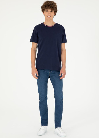 Темно-синя футболка U.S. Polo Assn.