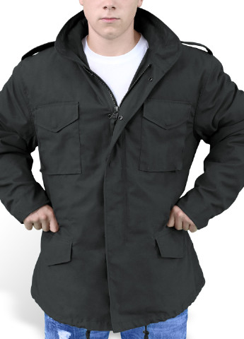 Чорна демісезонна куртка Surplus