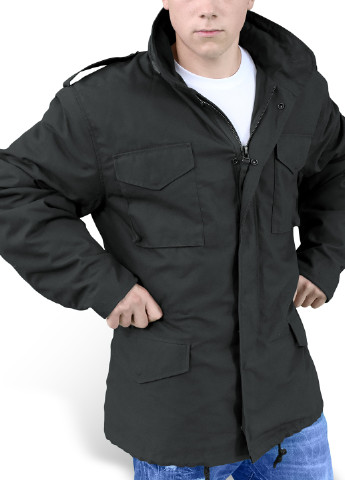 Черная демисезонная куртка Surplus