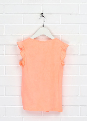Оранжевая летняя футболка Terranova