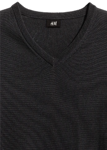 Черный демисезонный пуловер пуловер H&M