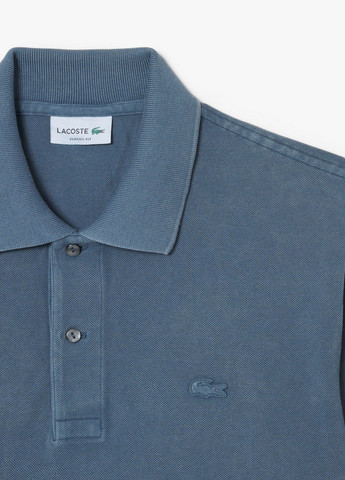 Голубой футболка-поло для мужчин Lacoste варенка
