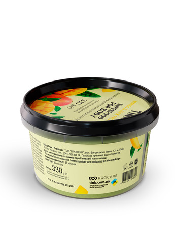 Скраб для тіла пінний Манго-Молочні протеїни, 330 г Tink (304726777)