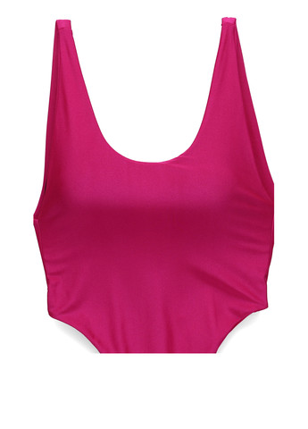 Малиновый летний купальник слитный Nasty Gal