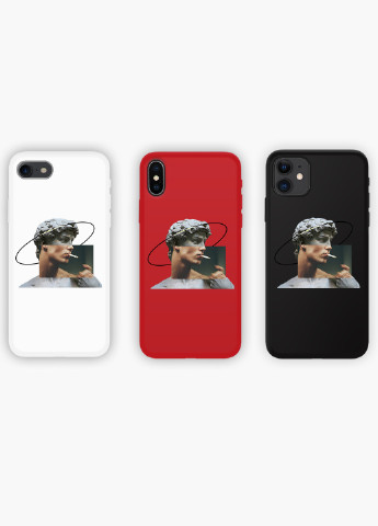 Чохол силіконовий Apple Iphone X Ренесанс Давид Мікеланджело (David Michelangelo) (6129-1201) MobiPrint (219347255)