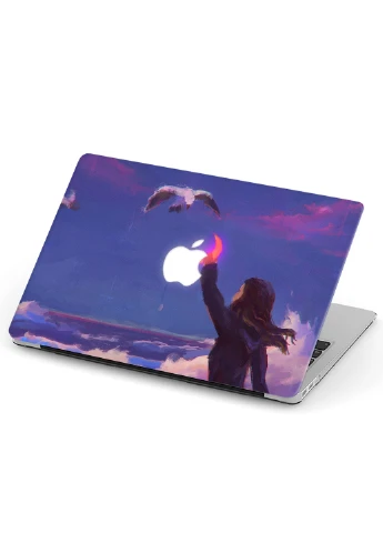 Чехол пластиковый для Apple MacBook Pro 15 A1707 / A1990 Прикосновенье к птице (Touching the birds) (9649-2812) MobiPrint (219124680)