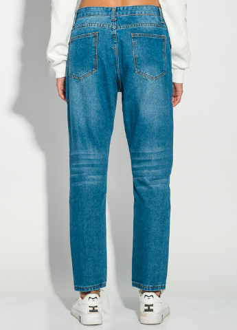 Светло-синие демисезонные прямые джинсы Time of Style