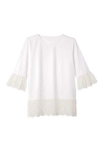 Белая летняя блуза Avon