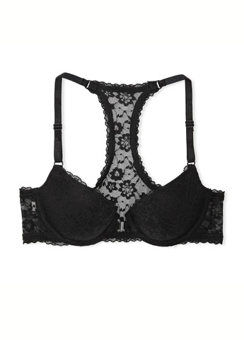 Черный демисезонный комплект (бюстгальтер, трусики) Victoria's Secret