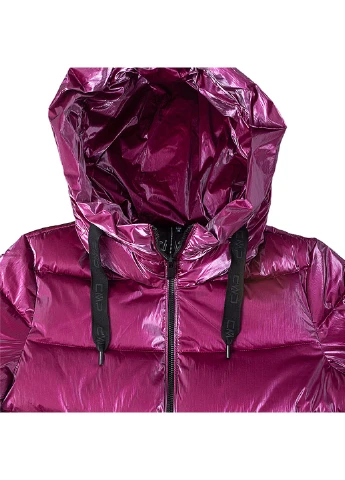 Бордовая демисезонная куртка woman jacket fix hood CMP