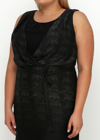 Черное кэжуал платье Anna Field с абстрактным узором