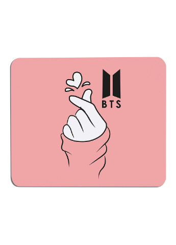 Килимок для мишки БТС (BTS) (25108-1165) 22х18 см MobiPrint (222995228)