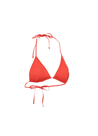 Червоний демісезонний ліф для плавання swim women triangle bikini top Puma