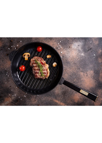 Сковорода-гриль Optima-Black O2440G-P1 24 см Brizoll (254703067)