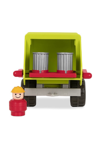 Іграшка серії "Перші машинки" - Сміттєвоз (з фігуркою водія) Battat (82735431)