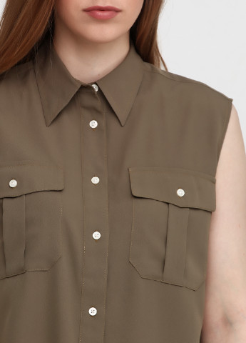 Оливковая (хаки) летняя блуза Ralph Lauren