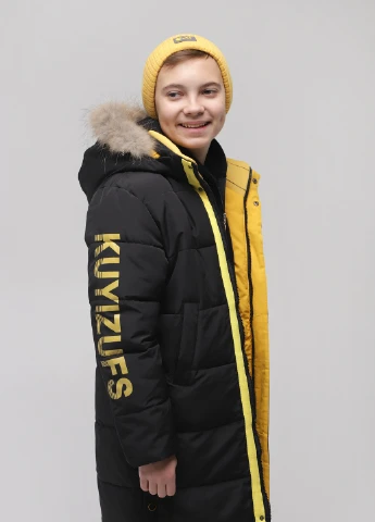 Чорна зимня зимова куртка No Brand