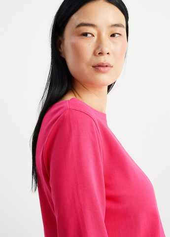 Малиновый демисезонный свитер C&A