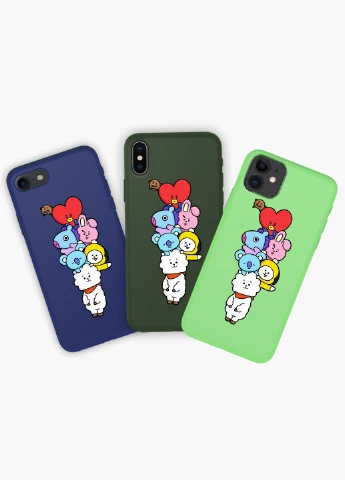 Чохол силіконовий Apple Iphone Xr БТС (BTS) (8225-1064) MobiPrint (219347758)