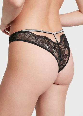 Черный демисезонный комплект (бюстгальтер, трусики) Victoria's Secret