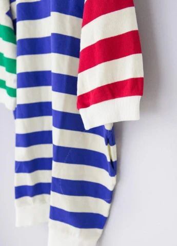 Комбінована кежуал сукня United Colors of Benetton в смужку