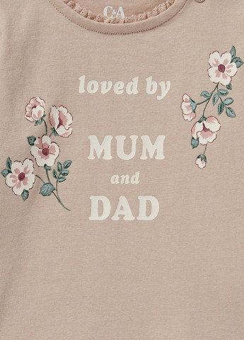 Разноцветный демисезонный кэжуал лонгслив C&A с цветами