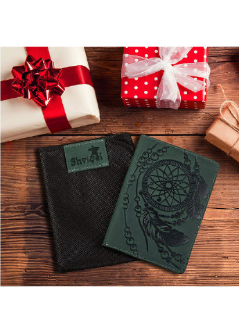 Шкіряна обкладинка на паспорт 9,5х13х1 см Shvigel (253491047)