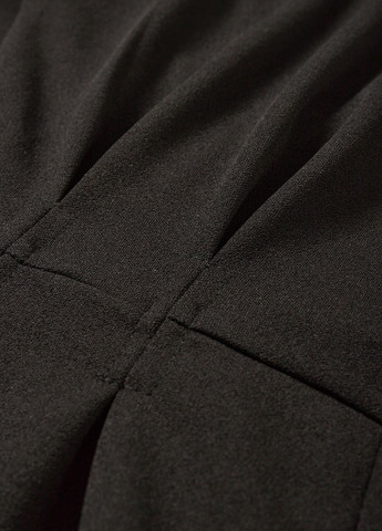 Комбинезон C&A комбинезон-брюки однотонный чёрный кэжуал полиэстер