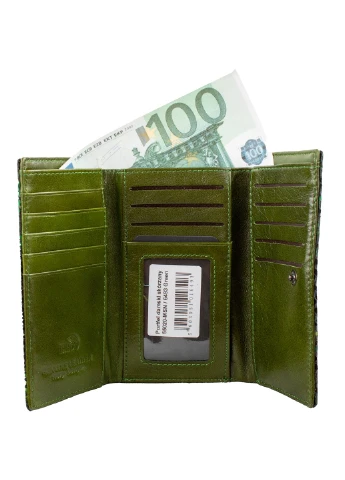 Жіночий шкіряний гаманець 14х9х3,5 см Lorenti (216146732)